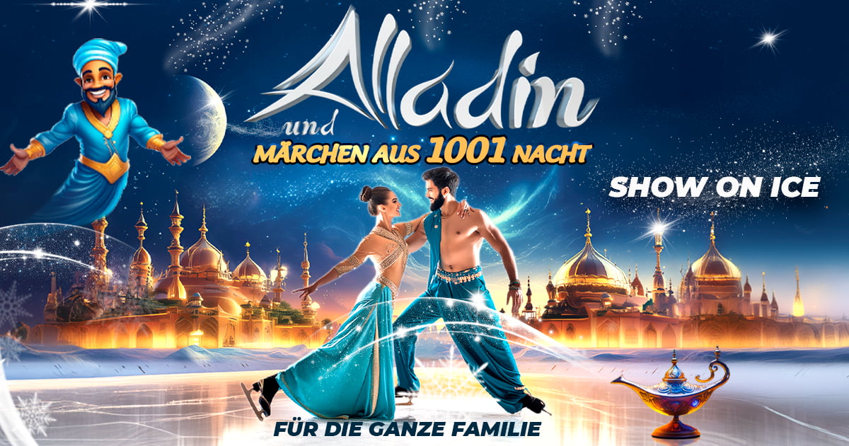 Show on Ice. Alladin and fairy tales from 1001 nights