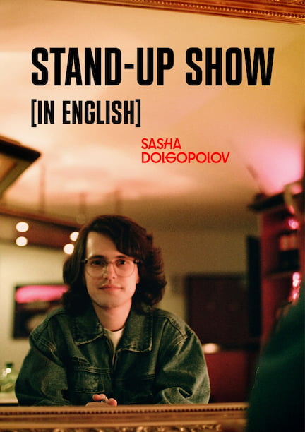 Sasha Dolgopolov in Deutschland. Neuer Standup auf Englisch 2025