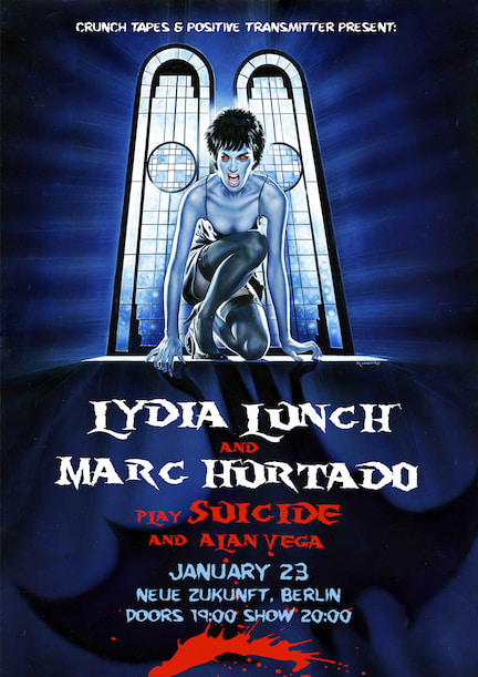 Lydia Lunch & Marc Hurtado mit einer Hommage an Suicide in Berlin